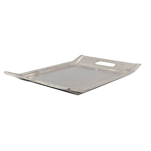 OFFRO DECO ΔΙΣΚΟΣ ΑΛΟΥΜΙΝΙΟ ΑΣΗΜΙ 37x26xH3cm