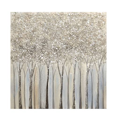 WOODS 1 ΠΙΝΑΚΑΣ ΚΑΜΒΑΣ ΠΟΛΥΧΡΩΜΟ ΞΥΛΟ 80x80cmxH3cm