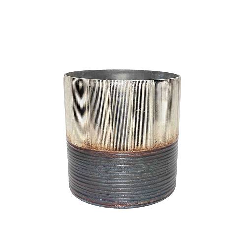 JEG ΒΑΣΗ ΡΕΣΩ ΓΥΑΛΙ ΧΡΥΣΟ ΜΠΡΟΝΖΕ ΓΚΡΙ D12,5xH13cm