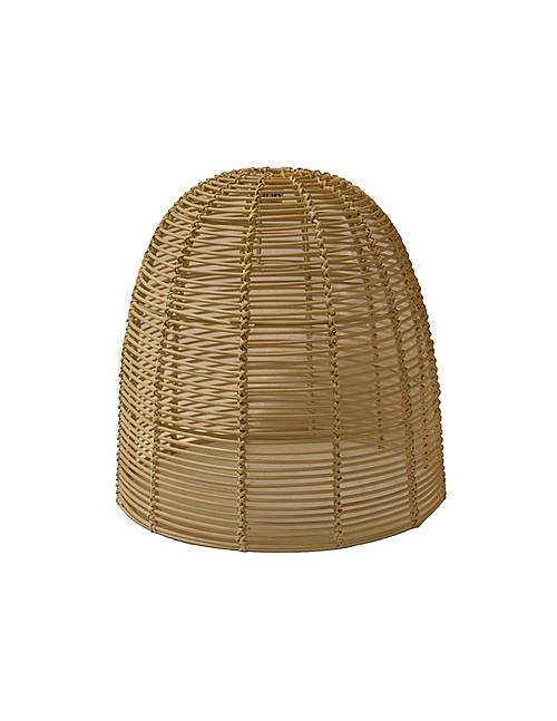Φωτιστικό καπέλο οροφής rattan εκρού 40Χ40,5