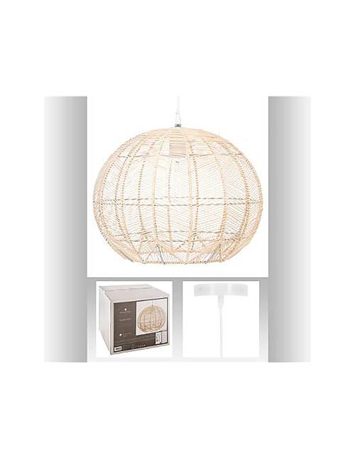 Φωτιστικό οροφής rattan φυσικό Φ38Χ32
