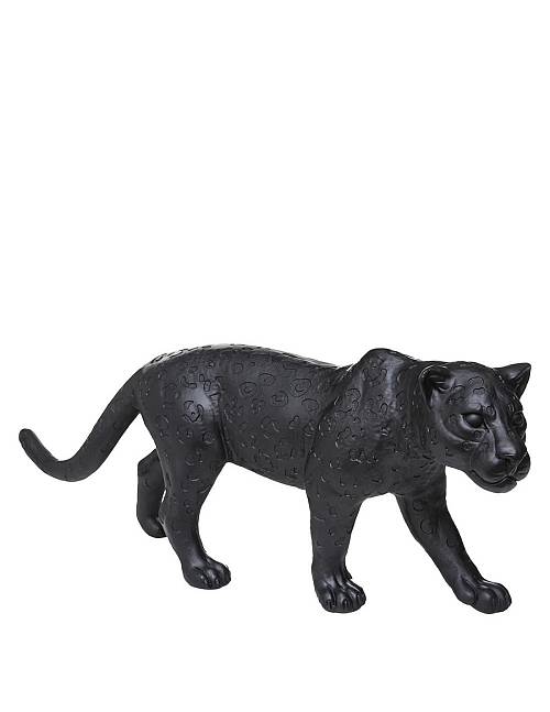 Λεοπάρδαλη κεραμ.μαύρη 28εκ.