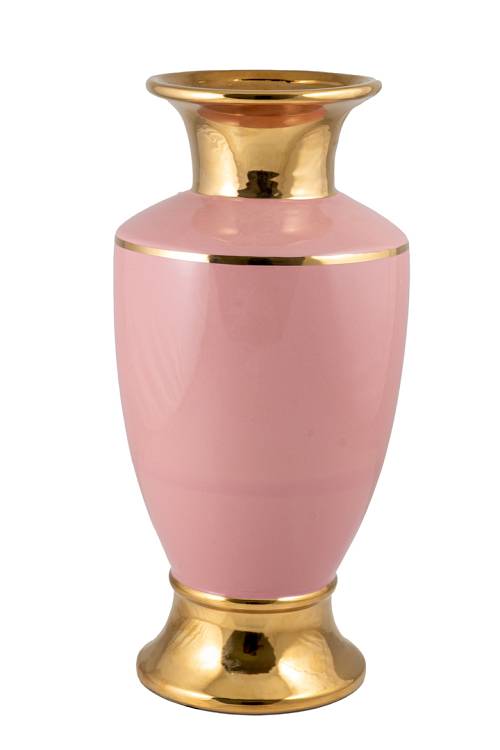 ΔΙΑΚΟΣΜΗΤΙΚΟ ΚΕΡΑΜΙΚΟ ΑΜΦΟΡΕΑΣ ΡΟΖ ΧΡΥΣΟ 19,5Χ39ΕΚ