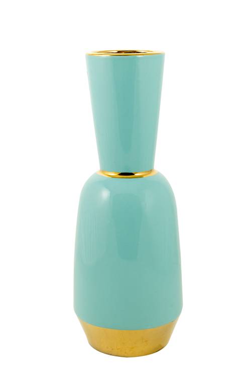 ΔΙΑΚΟΣΜΗΤΙΚΟ ΒΑΖΟ ΚΕΡΑΜΙΚΟ ΣΙΕΛ ΜΕ ΧΡΥΣΟ 16Χ41,5ΕΚ