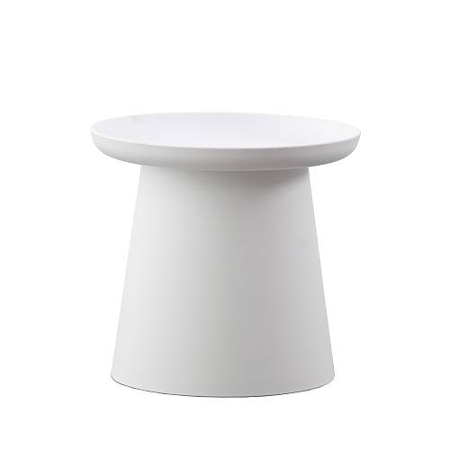 TECH COFFEE TABLE ΛΕΥΚΟ D50xH46,5cm