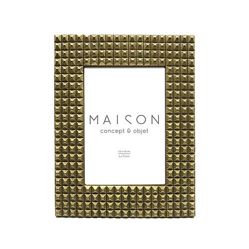 CUBIQUE ΚΟΡΝΙΖΑ POLYRESIN ΓΥΑΛΙ ΧΡΥΣΟ ΑΝΤΙΚΕ 21x2xH25cm
