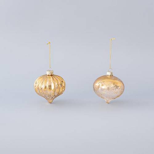 ΓΥΑΛΙΝΟ ΣΤΟΛΙΔΙ, ΚΡΕΜΜΥΔΙ, ΧΡΥΣΟ, 2 ΣΧΕΔΙΑ, ΣΕΤ 4ΤΜΧ, 8cm