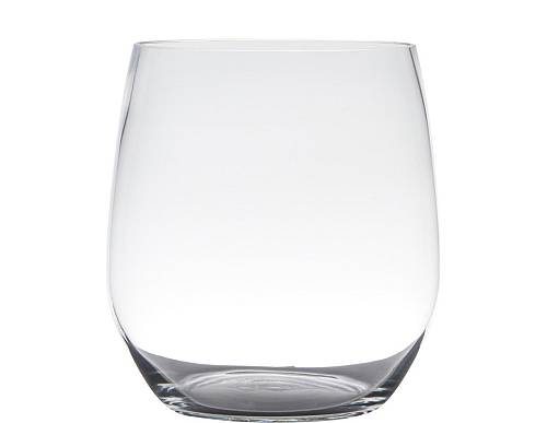 Βάζο γυαλ.διάφανο  Φ15 Η19cm