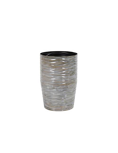 Βάζο περλέ μεταλ Φ28 Η42,5cm