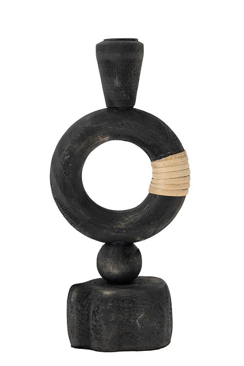 ΔΙΑΚΟΣΜΗΤΙΚΟ ΚΥΡΟΠΗΓΕΙΟ ΞΥΛΙΝΟ ΜΑΥΡΟ ΚΥΚΛΟΣ.12X26ΕΚ