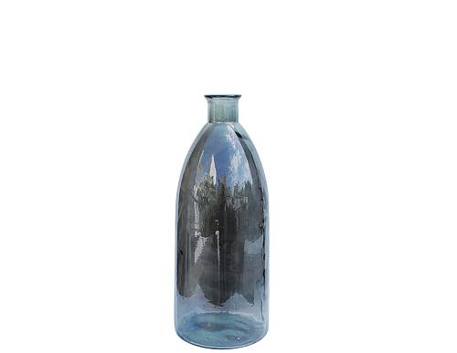 Βάζο γυάλ.recycled γκρι Η61cm