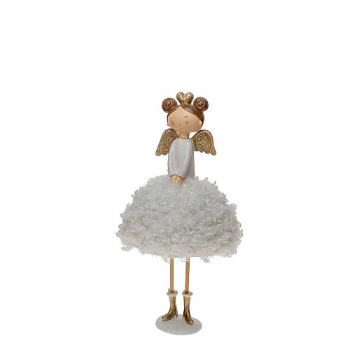 ΧΡΙΣΤΟΥΓΕΝΝΙΑΤΙΚΟ ΔΙΑΚΟΣΜΗΤΙΚΟ ΑΓΓΕΛΑΚΙ ΛΕΥΚΟ  15Χ15Χ28ΕΚ