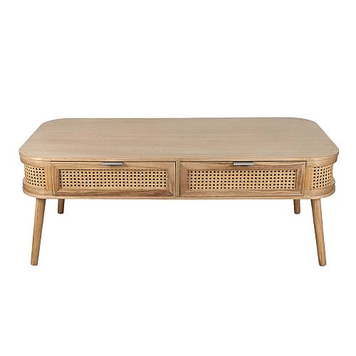 ΤΡΑΠΕΖΙ ΣΑΛΟΝΙΟΥ ΚΑΦΕ ΜΕ ΡΑΤΑΝ ΚΑΙ ΜΕΤΑΛΛΙΚΑ ΧΕΡΟΥΛΙΑ 120Χ60Χ45ΕΚ