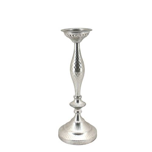 ΜΕΤΑΛΛIKO ΚΗΡΟΠΗΓΕΙΟ ΑΣΗΜΙ ΚΑΜΠΥΛΕΣ - Φ15x41.5cm 6/ΚΙΒ