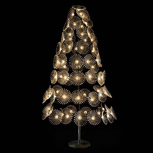GLOW FLOWER 180 ΧΡΙΣΤΟΥΓΕΝΝΙΑΤΙΚΟ ΔΕΝΤΡΟ LED COPPER PVC H180cm