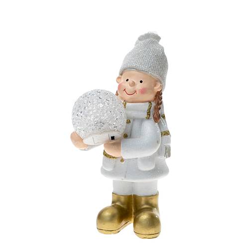 ΧΡΙΣΤΟΥΓΕΝΝΙΑΤΙΚΟ ΔΙΑΚΟΣΜΗΤΙΚΟ ΚΟΡΙΤΣΑΚΙ  ΜΕ ΦΩΤΙΖΟΜΕΝΗ ΜΠΑΛΑ 9Χ7Χ19,5ΕΚ