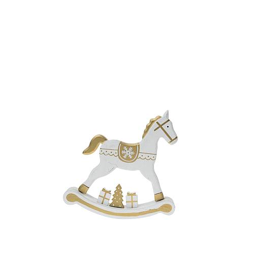 ΧΡΙΣΤΟΥΓΕΝΝΙΑΤΙΚΟ ΔΙΑΚΟΣΜΗΤΙΚΟ ΑΛΟΓΑΚΙ ΞΥΛΙΝΟ 18,5Χ3Χ18ΕΚ