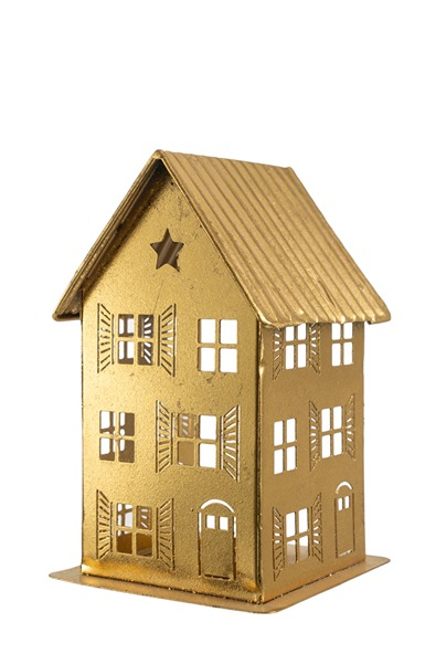 ΜΕΤΑΛΛΙΚΟ ΣΠΙΤΙ ΧΡΥΣΟ 12Χ12,5Χ20ΕΚ