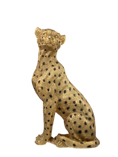 ΠΟΛΥΕΣΤΕΡΙΚΗ ΛΕΟΠΑΡΔΑΛΗ ΧΡΥΣΗ ΜΕ ΜΑΥΡΕΣ ΒΟΥΛΕΣ 21,2Χ13,7Χ34,5ΕΚ