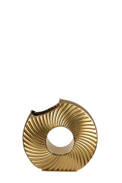 ΜΕΤΑΛΛΙΚΟ ΒΑΖΟ ΚΟΦΤΟ ΧΡΥΣΟ 31Χ11,5Χ29,5ΕΚ