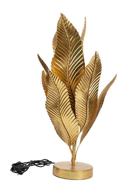 ΛΑΜΠΑ ΤΡΑΠΕΖΙΟΥ ΧΡΥΣΑ ΦΥΛΛΑ 38Χ34,5Χ57,5ΕΚ