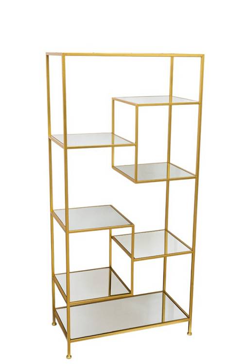 ΡΑΦΙΕΡΑ ΧΡΥΣΗ ΜΕ ΚΑΘΡΕΠΤΕΣ 82Χ42,5Χ177ΕΚ