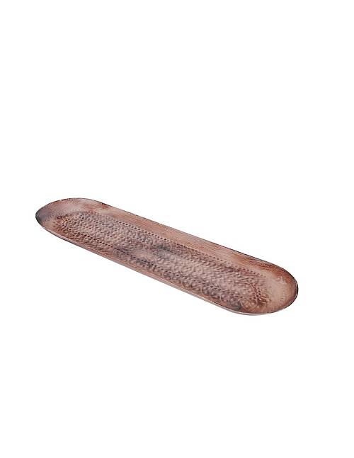 Πιατέλα μεταλλική οβάλ 62Χ17,5Η2,5cm