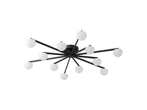 CCC 564-12 ΟΡΟΦΗΣ 12/Φ LED ΠΟΛΥΦΩΤΟ ΜΑΥΡΟ ΑΡΑΧΝΗ   12x7W 3000K 4900 LUM
