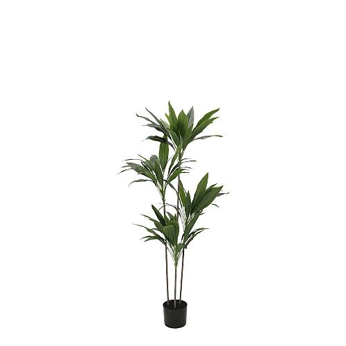 VELVET TREE ΔΕΝΤΡΟ ΤΕΧΝΗΤΟ ΣΕ ΓΛΑΣΤΡΑ PVC ΤΣΙΜΕΝΤΟ ΠΡΑΣΙΝΟ ΜΑΥΡΟ 120