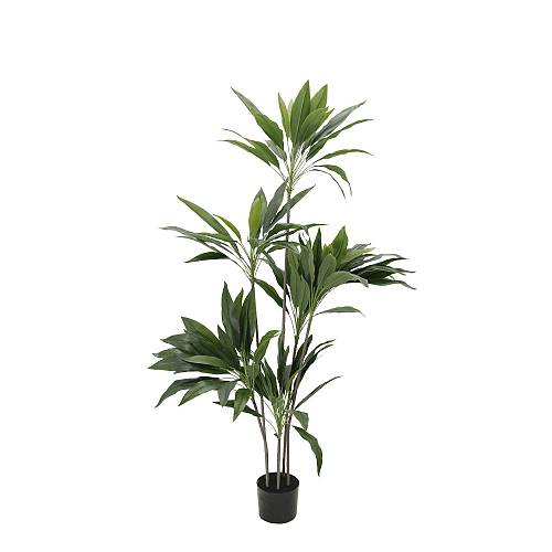 VELVET TREE ΔΕΝΤΡΟ ΤΕΧΝΗΤΟ ΣΕ ΓΛΑΣΤΡΑ PVC ΤΣΙΜΕΝΤΟ ΠΡΑΣΙΝΟ ΜΑΥΡΟ 140