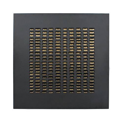 ESCAPE ΠΙΝΑΚΑΣ ΜΕΤΑΛΛΟ ΜΑΥΡΟ ΧΡΥΣΟ MDF 80x80xH4,5cm