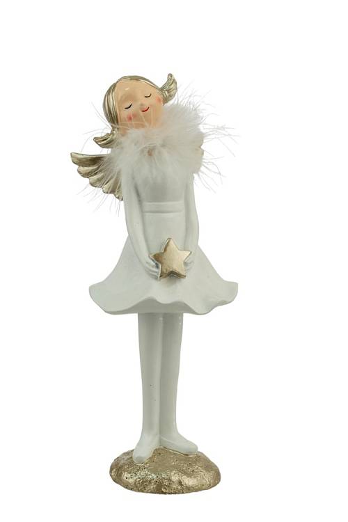 ΠΟΛΥΕΣΤΕΡΙΚΗ ΝΕΡΑΙΔΑ ΛΕΥΚΗ ΧΡΥΣΗ ΜΕ ΑΣΤΕΡΙ 6,5Χ6,5Χ20ΕΚ