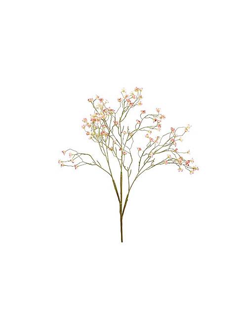 Κλαδί ροζ ανθάκια Η116,8cm