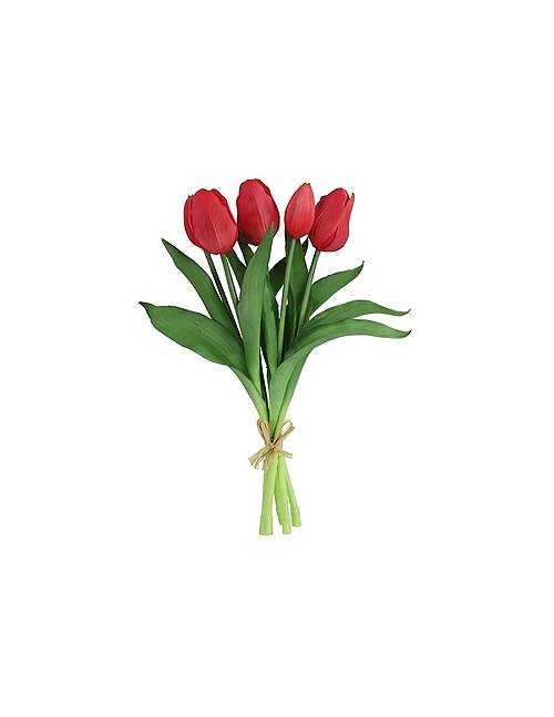 Μπουκέτο τουλίπες κοκκινη  28εκ.