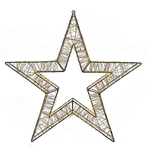 ΧΡΙΣΤΟΥΓΕΝΝΙΑΤΙΚΟ ΜΕΤΑΛΛΙΚΟ ΑΣΤΕΡΙ  58Χ8Χ55ΕΚ ΜΕ 1800 ΛΑΜΠΑΚΙΑ ΜΙΚΡΑ ΛΕΝΤ