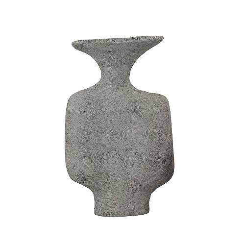 RUSTIC ΒΑΖΟ 18.5x7x29cm ΑΛΟΥΜΙΝΙΟ ΜΑΥΡΟ