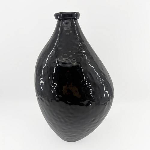 SPICE ΒΑΖΟ 22x22x35.5cm ΓΥΑΛΙ ΜΑΥΡΟ