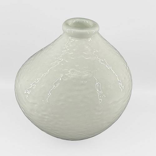 BOCAL ΒΑΖΟ 25x25x25cm ΓΥΑΛΙ ΑΣΠΡΟ