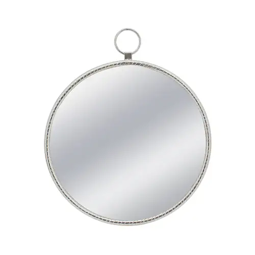 ΜΕΤΑΛΛΙΚΟΣ ΚΑΘΡΕΦΤΗΣ ΤΟΙΧΟΥ ΑΣΗΜΙ ΚΥΚΛΟΣ/ΚΡΙΚΟΣ - 59.5x2.5x71cm 1/KIB