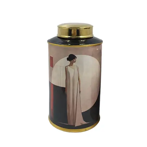 ΚΕΡΑΜΙΚΟ ΚΟΥΠ ΜΕΓΑΛΟ ΜΕ ΚΑΠΑΚΙ ΓΥΝΑΙΚΑ ΕΥΡΩΠΗΣ - Φ16x31cm 4/KIB