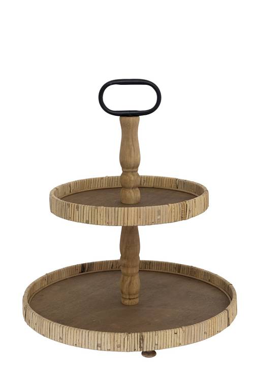 ΔΙΑΚΟΣΜΗΤΙΚΟΣ ΔΙΣΚΟΣ ΔΙΠΑΤΟΣ ΞΥΛΙΝΟΣ ΜΕ ΒΑΣΗ 38Χ38Χ42,5ΕΚ