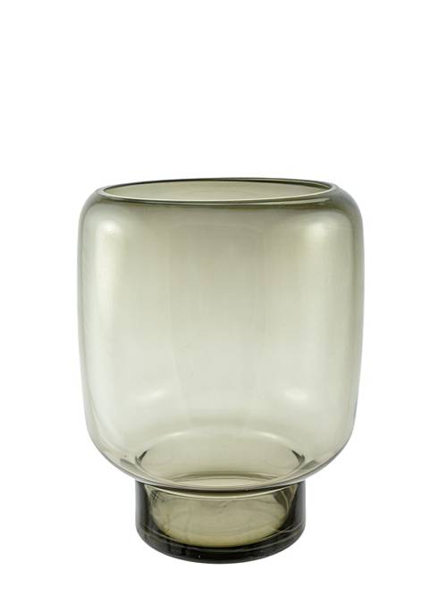 ΧΕΙΡΟΠΟΙΗΤΟ ΒΑΖΟ ΑΠΟ ΦΥΣΙΤΟ ΓΥΑΛΙ ΓΚΡΙ 23Χ23Χ30ΕΚ