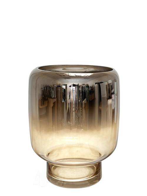 ΧΕΙΡΟΠΟΙΗΤΟ ΒΑΖΟ ΑΠΌ ΦΥΣΙΤΟ ΓΥΑΛΙ ΑΣΗΜΙ ΚΑΦΕ  23Χ23Χ30ΕΚ