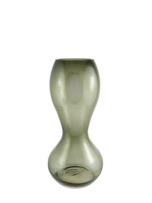 ΧΕΙΡΟΠΟΙΗΤΟ ΒΑΖΟ ΑΠΌ ΦΥΣΙΤΟ ΓΥΑΛΙ ΓΚΡΙ 19Χ19Χ25,5ΕΚ