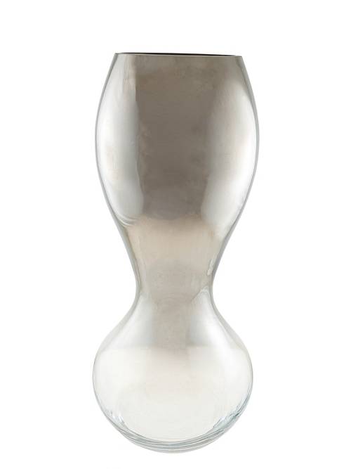 ΧΕΙΡΟΠΟΙΗΤΟ ΒΑΖΟ ΑΠΟ ΦΥΣΙΤΟ ΓΥΑΛΙ ΑΣΗΜΙ  23Χ23Χ30ΕΚ