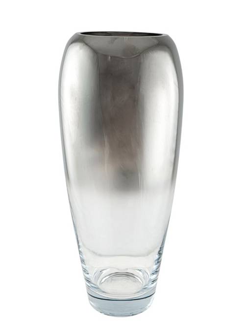 ΧΕΙΡΟΠΟΙΗΤΟ ΒΑΖΟ ΦΥΣΙΤΟ ΑΠΌ ΓΥΑΛΙ ΑΣΗΜΙ 15,9Χ15,9Χ38,4ΕΚ