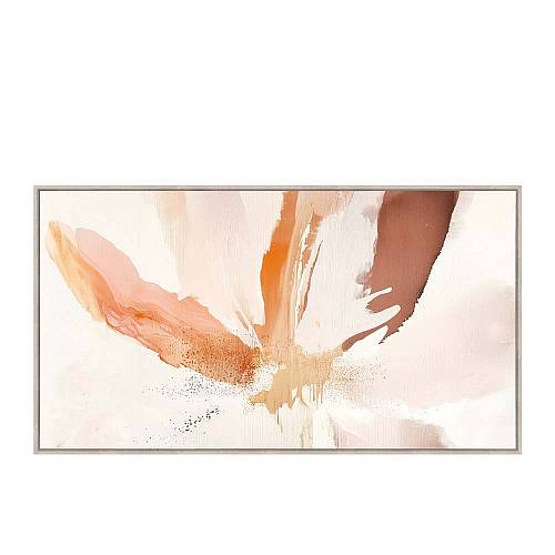 CALANDIUM C ΠΙΝΑΚΑΣ ΔΙΑΚΟΣΜΗΤΙΚΟΣ ΜΕ ΚΟΡΝΙΖΑ 80x145x4cm ΚΑΜΒΑΣ ΜΠΕΖ ΠΟΛΥΧΡΩΜΟ ΞΥΛΟ ΦΥΣΙΚΟ