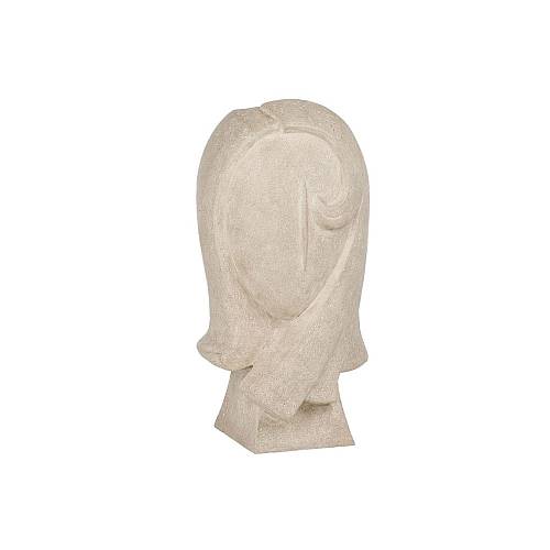 OBSCURA ΒΑΖΟ 18.5x17.3x35cm RESIN ΜΠΕΖ