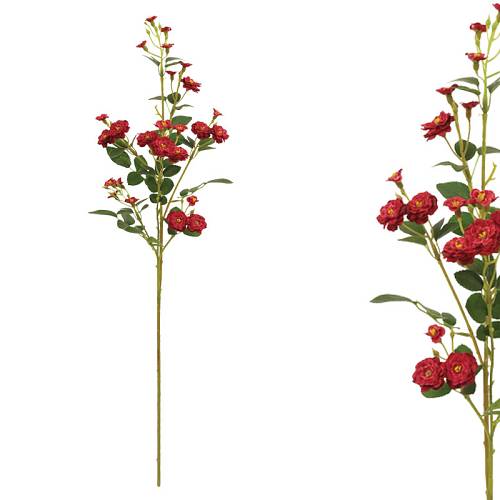 ΔΙΑΚΟΣΜΗΤΙΚΟ ΚΛΑΔΙ ΤΡΙΑΝΤΑΦΥΛΛΑΚΙ ΚΟΚΚΙΝΟ - 13x10x73cm 24/288ΚΙΒ