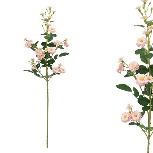 ΔΙΑΚΟΣΜΗΤΙΚΟ ΚΛΑΔΙ ΤΡΙΑΝΤΑΦΥΛΛΑΚΙ ΑΝΟΙΧΤΟ ΡΟΖ - 13x10x73cm 24/288ΚΙΒ